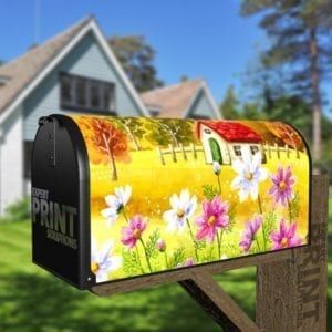 Little Cute Cottage Decorative Curbside Farm Mailbox Cover