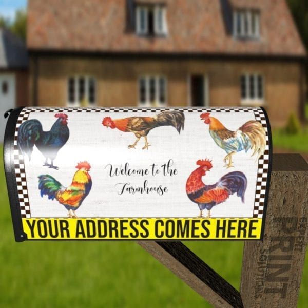 Welcome to the Farmhouse Decorative Curbside Farm Mailbox Cover