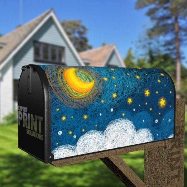 A Starry Sky Decorative Curbside Farm Mailbox Cover