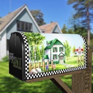 Welcome to our Home #3 Decorative Curbside Farm Mailbox Cover