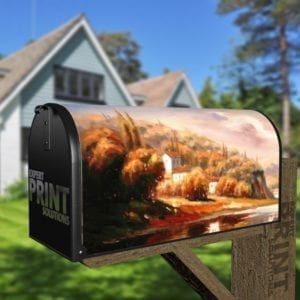 Fall in Tuscany Decorative Curbside Farm Mailbox Cover