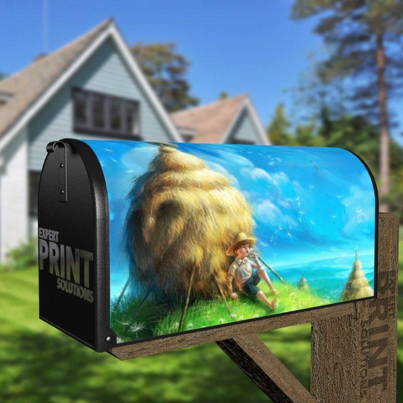 Simple Life Good Life Decorative Curbside Farm Mailbox Cover