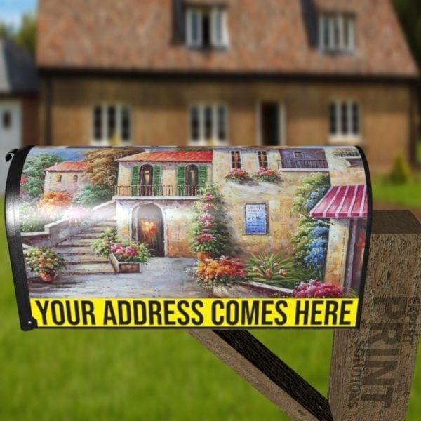 Beautiful Italian Cottage #2 Decorative Curbside Farm Mailbox Cover